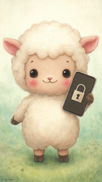 ilustração de um cadeado representando as travas de app